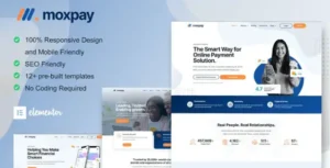 Moxpay – Online Payment Gateway Elementor Template Kit
