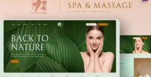 Nature – Spa & Massage Elementor Template Kit