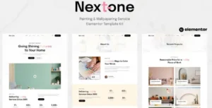 Nextone – Painting & Wallpapering Service Elementor Template Kit