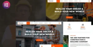 Ngecor – Construction & Building Company Elementor Template Kit