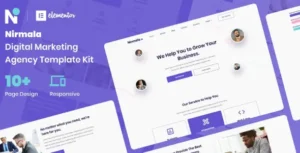 Nirmala – Digital Marketing Agency Elementor Template Kit