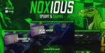 Noxious – Esport & Gaming Elementor Template kit