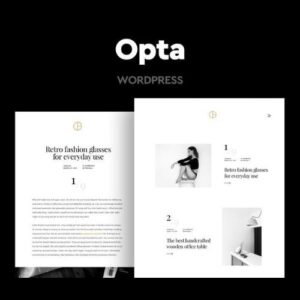 Opta Minimal Portfolio and Photography Theme