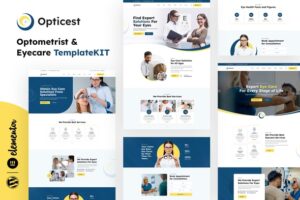 Opticest – Optometrist & Eyecare Elementor Template Kit