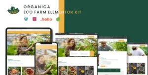 Organica – Eco Farm Elementor Template Kit