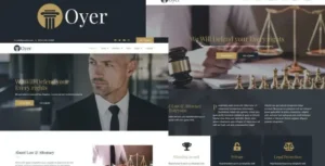Oyer – Lawyer & Attorney Elementor Template Kit