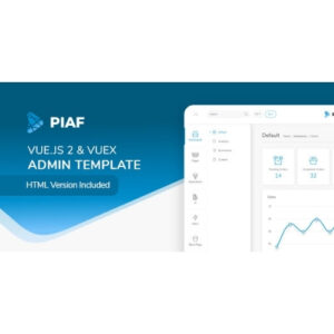 Piaf – Vue Admin Template
