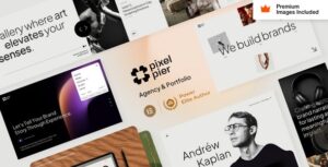 Pixelpiernyc – Portfolio Creative Agency Freelancer WordPress Theme