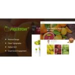 Preston | Fruit Company & Organic Farming WordPress Theme