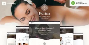 Purina – Spa & Wellness Elementor Template Kit