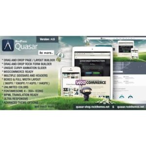 Quasar – WordPress Theme with Animation Builder