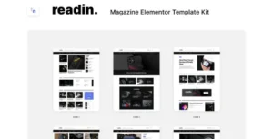 Readin – Blog & Magazine Elementor Template Kit