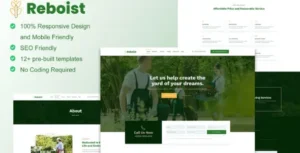 Reboist – Landscape & Gardening Elementor Template Kit