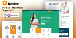 Revive – Medical Elementor Template Kit