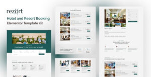 Rezort – Hotel & Resort Booking Elementor Template Kit
