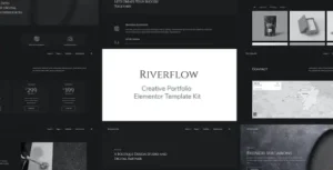 Riverflow – Creative Portfolio Elementor Template Kit