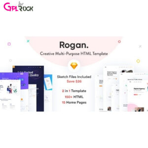 Rogan – Creative Multipurpose HTML + RTL template