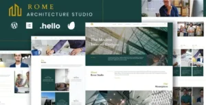 Rome – Modern Interior Elementor Template Kit