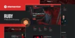 Ruby – IT Solutions Company Elementor Template Kit