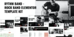 Rythm – Rock Band Elementor Template Kit