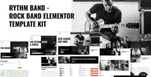 Rythm – Rock Band Elementor Template Kit