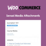 Sensei LMS Media Attachments