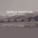 Simple Weather Plugin