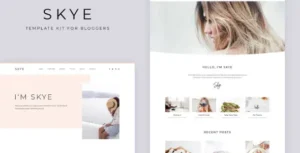 Skye – Modern Blog Elementor Template Kit