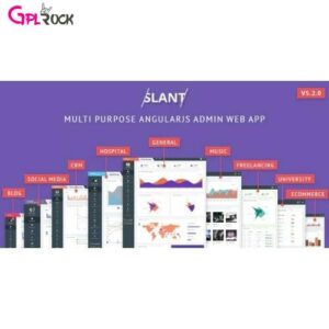 Slant – Multi Purpose AngularJS Admin Web App with Bootstrap
