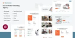 Socience Social Media Marketing Agency Elementor Template Kit