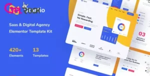 Startio – Saas & Digital Agency Elementor Template Kit