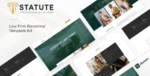 Statute – Law Firm & Attorney Elementor Template Kit