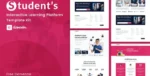 Student’s Online e-Course Elementor Template Kit
