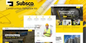 Subsco – Construction Elementor Template Kit