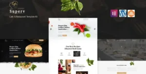 Superv Cafe – Restaurant Elementor Template Kit
