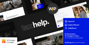 Tax Help – Finance & Accounting Adviser Theme