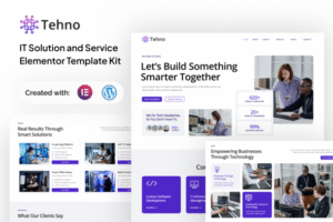 Tehno – IT Solution & Service Elementor template Kit