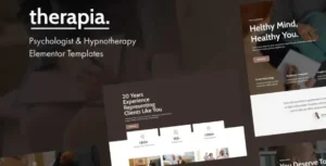 Therapia – Psychologist & Hypnotherapy Elementor Templates