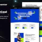 Tocool – Digital Marketing Agency Elementor Template Kit