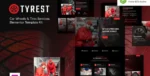 Tyrest – Car Tire & Wheel Service Elementor Template Kit
