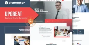 Upgreat – Business Service Corporate Elementor Template