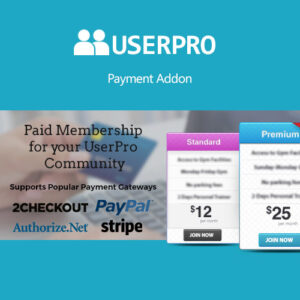 UserPro | Payment Add-on