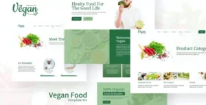 Vegi – Vegan Street Food Restaurant & Takeaway Elementor Template Kit