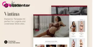 Vintina – Lingerie & Underwear Store Elementor Template Kit