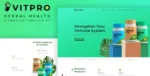 Vitpro – Herbal Health Elementor Template kit