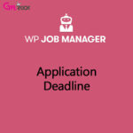 WP Job Manager Application Deadline Addon