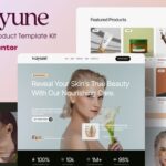 Wayune – Beauty Care Product Elementor Template Kit