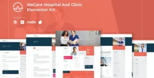 WeCare – Hospital & Clinic Elementor Template Kit