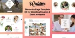 Weddon – Wedding Event Invitation Elementor Template Kit