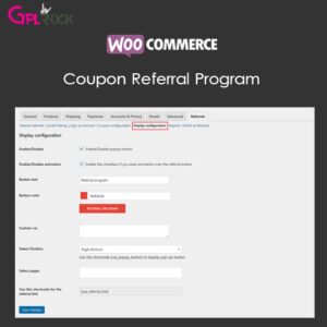 WooCommerce Coupon Referral Program